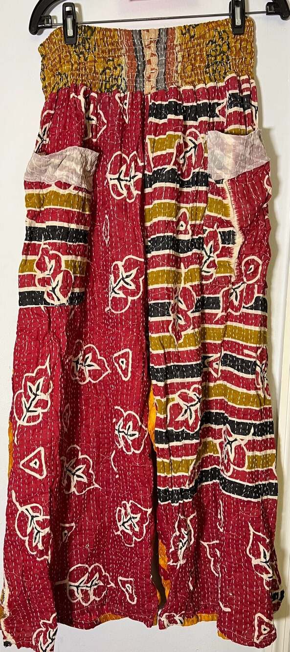 Kantha Bae Synergy Side Slit Pants One Size